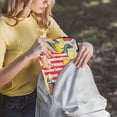 thumbnail image 5 of FORMRS 13-13.3 inch Laptop Sleeve Case Soft Carrying Quilted Computer Bag Cover, Red Striped Lemon, 5 of 7
