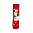 thumbnail image 3 of Fabrcox Womens Cute Mid-Calf Fuzzy Slipper Socks, Non Slip Warm Winter Casual Christmas Printed Indoor Loungewear Socks (D), 3 of 6