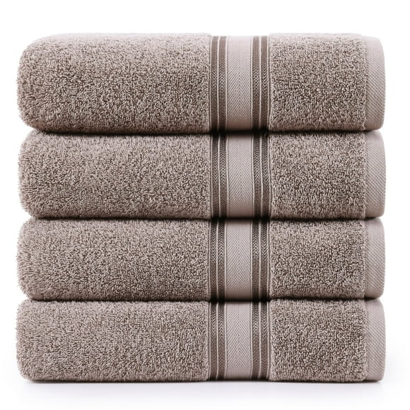 Juego de toallas de baño LANE LINEN Luxury, 100% algodón, paquete de 4 unidades, 70 x 140 cm
