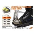 thumbnail image 3 of Zapatos De Seguridad Para Hombre Y Ligeros Zapatillas De Seguridad Para Mujer Zapato Con Punta De Acero Cesta Transpirable Securité Zapatos De Trabajo Hombre Botas De Seguridad Cómodas Talla 43 Negro esquí esquí Gafas de esquí, 3 of 5