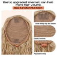 thumbnail image 3 of 36inch Synthetic Corn Wavy Long Ponytail Hair Extension  wig Kinky Curly Thick Clip In Drawstring Ponytail On Hair accessory, 3 of 9
