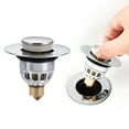thumbnail image 2 of Universal Bathroom Sink Plug Universal Bathroom PopUp Wash Basin Plug Replace, 2 of 9