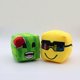 thumbnail image 2 of Peluche QueenKa Sunny and Melon 15 cm/5.9 pulgadas amarillo/verde, 2 of 4
