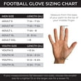 thumbnail image 2 of Battle Sports Triple Threat Football Receiver Gloves - Medium - Gold, 2 of 2