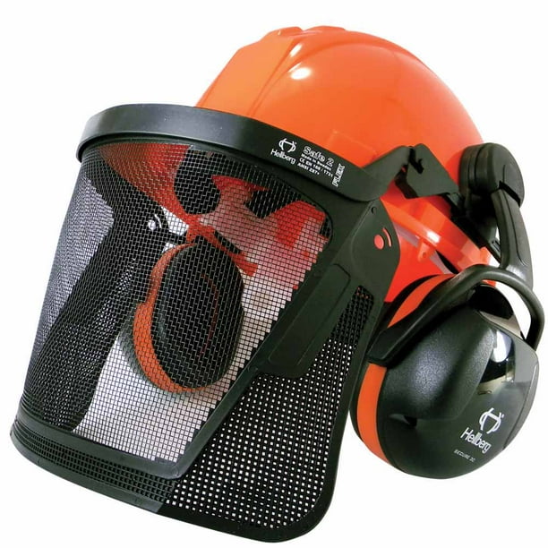 Laser 47109 Professional Chainsaw Safety Helmet with Ear Muffs 6 Point