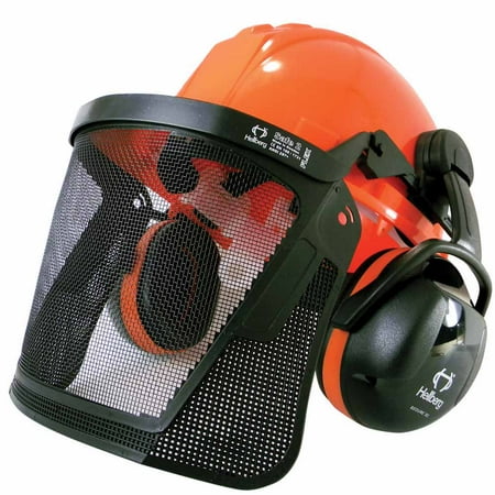 Laser 47109 Professional Chainsaw Safety Helmet with Ear Muffs 6 Point Ratchet