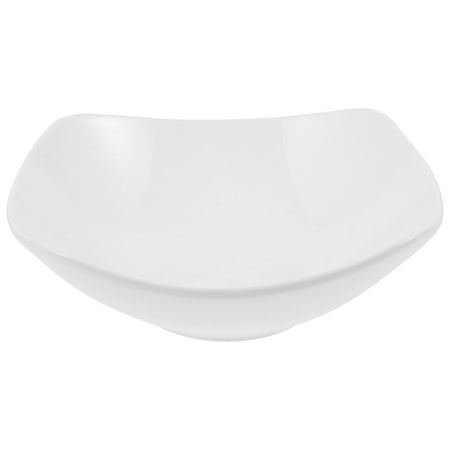 

2 Pcs Square Bowl with Raised Legs Food Tray Food Serving Bowl Porcelain Cereal Bowl Dessert Bowl Salad Bowl
