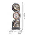 thumbnail image 3 of Triple Head Air Circulator Fan - with LED Night Light, 360° Oscillating Quiet Fan with 3 Speed Settings, Portable for Bedroom, Desk & Small Spaces, 3 of 7