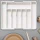 thumbnail image 3 of Organizador de vajilla de cubiertos ajustable con soporte para utensilios divisores para cocina, 3 of 7