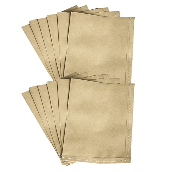 EXHUMKY 100Pcs Small Paper Seed Envelopes in Khaki for Efficient Seed Storage Solutions