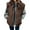 Brown-01, variant on LIBRCLO Vest for Women Puff Sleeveless Quilted Jacket Stand Collar Zipper Coat Warm Outerwear with Pockets