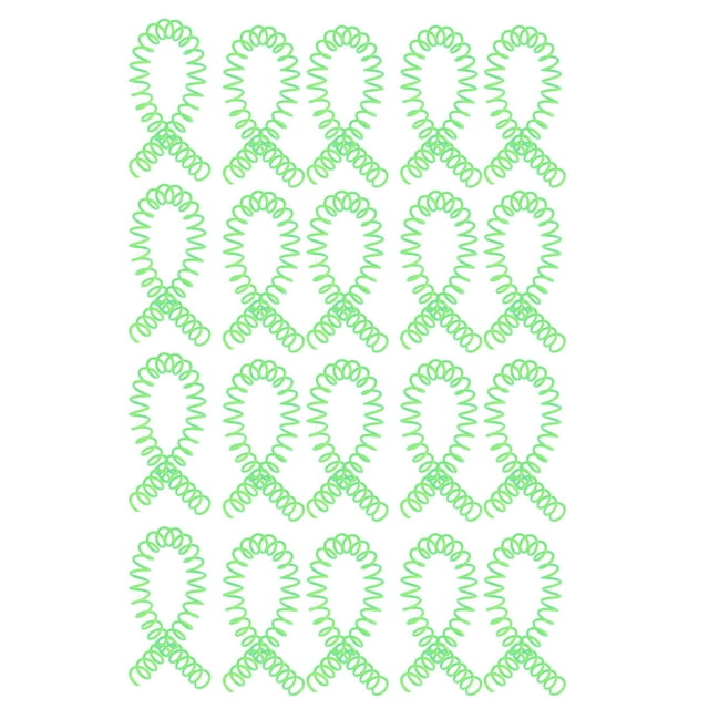 Plastic Spiral Binding Spines, Wear Resistant 30 Holes Long Service Life Spiral Binding Coils For Work Green