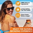thumbnail image 2 of Intensive Tanning Gel with Carrot Oil & Olive Oil, Faster & Long-Lasting Tan, 5.29 OZ, 2 of 9