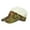 Multicolor, variant on Unisex Novelty Hat with Built In Short Hair Wig Camouflage Adjustable Headband Visor Cap Themed Parties Brown