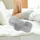 thumbnail image 3 of Almohada cervical ergonómica con diseño de mariposa y funda lavable gris oscuro, 3 of 9