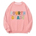 thumbnail image 4 of Mercatoo 𝐁ack to School Hoodie Girls 2025 First Day of School Fourth Grade Sweatshirts Oversized Tops Kids Cute Preppy Clothes, 4 of 6