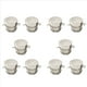 thumbnail image 1 of 10X Bolsas con Acabado Redondo Herrajes Piezas del del Monedero Estuche para BolíGrafos Embrague Broche del Monedero Cilindro Accesorios para Monedero (Plata), 1 of 5
