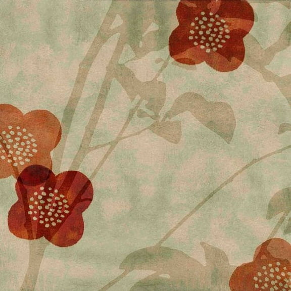 "Orange Blossoms" Painting Print on Wrapped Canvas