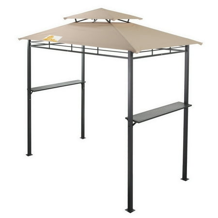 - Palm Springs Deluxe 8FT Double-Tier Barbecue Canopy / BBQ Grill Tent