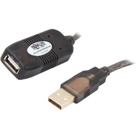 UPC: 0037332167668 | Tripp Lite USB 2.0 Hi-Speed Active Extension Repeater Cable (M/F) USB Type-A 20M (65-ft.) (U026-20M)