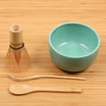 thumbnail image 5 of BambooMN Brand - Matcha Green Tea Whisk Set - Whisk + Scoop + Tea Spoon + Green Bowl, 5 of 6