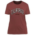 thumbnail image 5 of XCHQRTI Los Angeles Women Tshirts California Graphic Short Sleeve Summer Casual Shirt, 5 of 8
