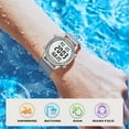 thumbnail image 6 of Women Pedometer Watch-Step Tracker Watch with Calories Counter-Non Bluetooth Pedometer Watches-LCD Large Numbers-30M Waterproof Watch-Sport Pedometer Watch Step Counter for Walking, 6 of 7