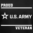 thumbnail image 3 of CafePress - Proud Army Veteran White T Shirt - Women's V-Neck Dark T-Shirt, 3 of 4