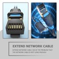 thumbnail image 2 of Weiweiguan RJ45 Câble d'Extension 1m Double Blindage Cat6 Câble d'Alimentation, 2 of 7