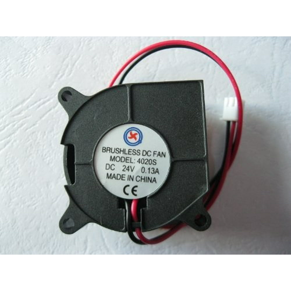 1 pcs dc blower fan 24v 4020 2 pin black 40x20mm brushless dc cooling