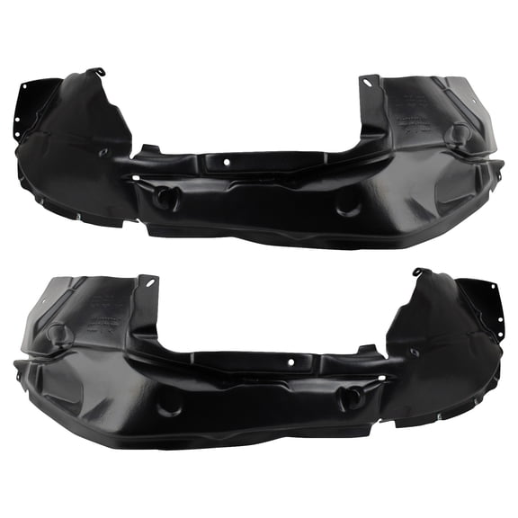 TRQ Front Inner Fender Liner Set Fits 2011-2017 Jeep Compass BDA07028