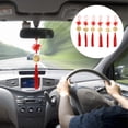 thumbnail image 2 of 6Pcs Chinese Knot Tassel Rabbit Pendant Car Interior Hanging Decor Chinese Knot, 2 of 8