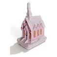 thumbnail image 5 of Yeuimy Lighted Figurine House Resin Christmas Village Battery Operated Warm Glow Vintage Handmade For Mantel Shelf Tabletop Decor, 5 of 5