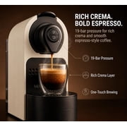 Mixpresso 19 Bar White Espresso Machine for Nespresso Capsules, 27 Oz