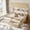 Natural, variant on Jopath Double Twin Platform Bed with Storage Shelves and Drawers, House Platform Bed with Support Slats, Childlike and Playhouse Design for Boys Girls Natural