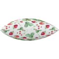thumbnail image 3 of Strawberry Pillow Cover Strawberry Throw Pillow Cover for Couch Farmhouse Floral Pillow Cover 18*18 Inches, 3 of 6