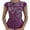 Purple, variant on Emo Grunge Top Short Sleeve Y2k Shirts Vintage Graphic Tee Y2k 2000s Streetwear Goth Top for Women Slim Fit (Red S/1)