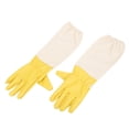 thumbnail image 1 of 1 Par de Guantes de Apicultura Anti-abeja Anti-picadura Guantes de Abeja Puños Elásticos a Prueba de Picaduras Mangas Largas Extra Largas Herramienta Protectora para Apicultor, 1 of 8
