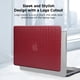 thumbnail image 4 of Funda de piel de cocodrilo para MacBook Air 13" 2021-2018 con Touch ID, 4 of 7