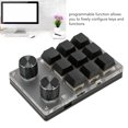 thumbnail image 3 of One Handed Macro Mechanical Keyboard, Red Switch Portable USB Mini DIY Programmable Keypad With Knob, Plug And Play, For Office Gaming, 3 of 8