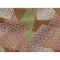 thumbnail image 4 of oneOone Viscose Jersey Pink Salmon Fabric Triangle Geometric Sewing Craft Projects Fabric Prints By Yard 60 Inch Wide, 4 of 5