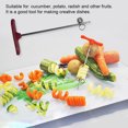 thumbnail image 4 of Inteprter Cuchillo giratorio para verduras, cortador en de frutas, rodillo Manual, rebanador en espiral, patatas, zanahorias, utensilios Cocina y Comedor, 4 of 6