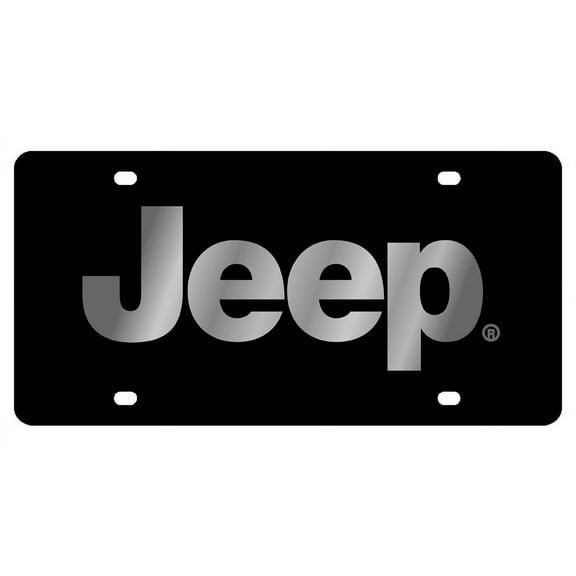 Eurosport Daytona- Compatible with Jeep on Carbon Steel License Plate