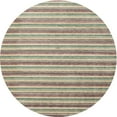 thumbnail image 1 of Ahgly Company Indoor Round Contemporary Dark Almond Brown Abstract Area Rugs, 4' Round, 1 of 6