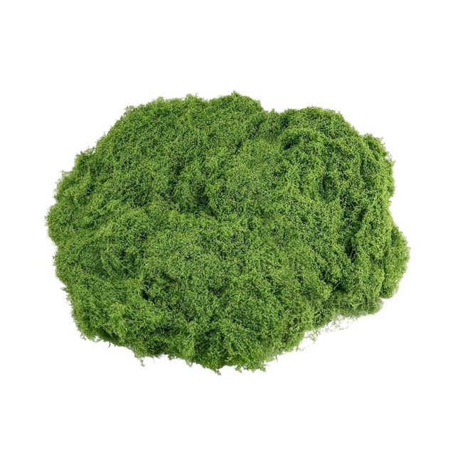 Musgo artificial de 100 g, plantas verdes artificiales para patio, exterior, musgo decorativo para arbustos verde oscuro