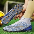 thumbnail image 2 of Zapatos de fútbol al aire libre para hombre, botas de fútbol cómodas, tacos de fútbol profesionales, zapatos de entrenamiento deportivos transpirables, envío directo, 2 of 5