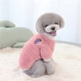 thumbnail image 2 of Small Dog Sweaters Knitted Pet Cat Sweater Warm Dog Sweatshirt Dog Winter Clothes Puppy Sweater L, 2 of 7