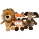 thumbnail image 5 of 25cm Stuffed Lifelike Lion Tiger Elephant Monkey Leopard Giraffe Raccoon Doll Simulation Forest Animals Plush Toys for Kids Gift, 5 of 5