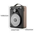 thumbnail image 3 of Xihbxyly Venta de Liquidación Minialtavoz Inalámbrico Bluetooth 5.0 con Envolvente de Sonido y Calidad Granular y Largo Alcance, Multifuncional, 3 of 7