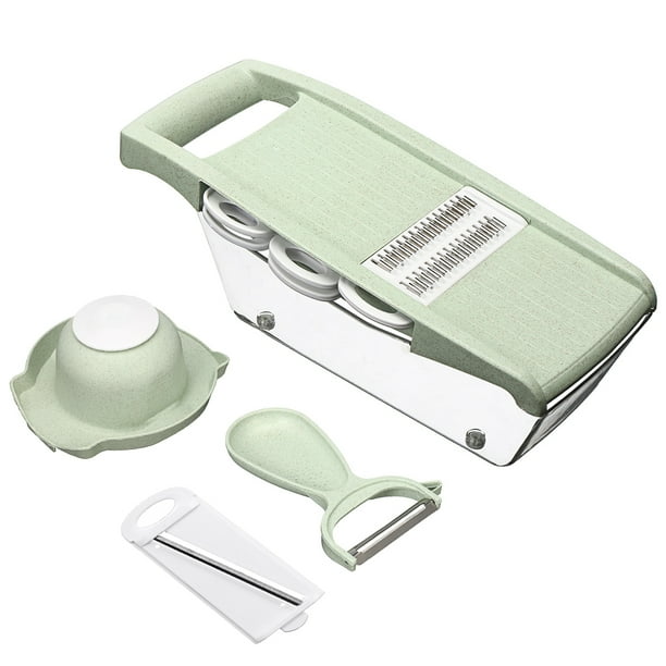 6 in 1 Manual Vegetable Chopper Slicer Dicer, Vegetable Spiralizer